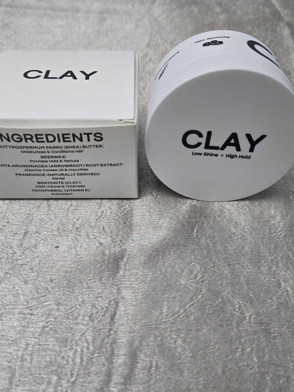 BASED Clay High Hold Low Shine Hair Styling Clay, Santal, 3 oz / 85 ml
